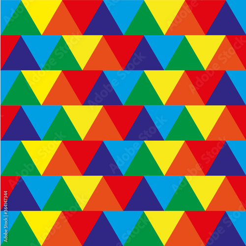 Fondo colores primarios en triangulos
