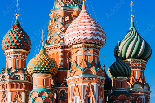St.Basil's Cathedral on the Red Square in Moscow