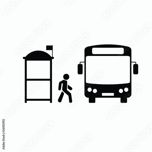 bus icon vector