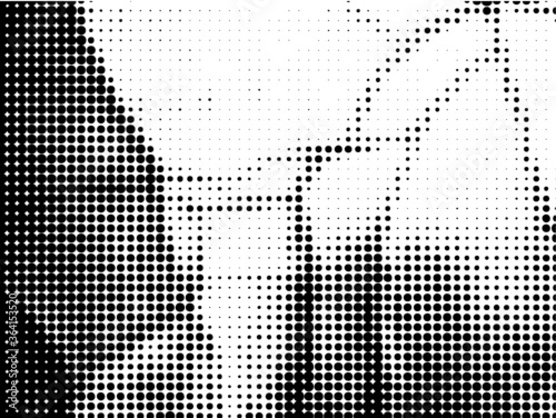 Halftone Pattern. Abstract Halftone Dots. Vector Illustration.