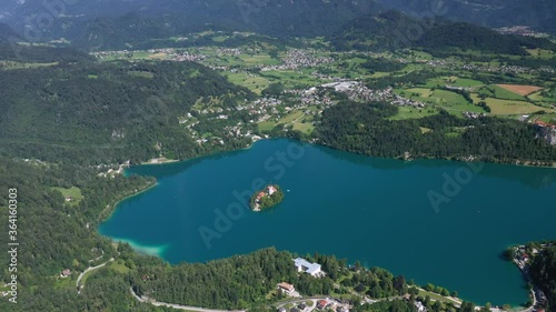 Pilgrimage Church of the Assumption of Maria, Cerkev Marijinega Vnebovzetja, Lake Bled, Slovenia