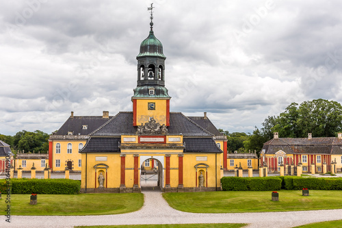 Ledreborg castle with beautiful gardens photo