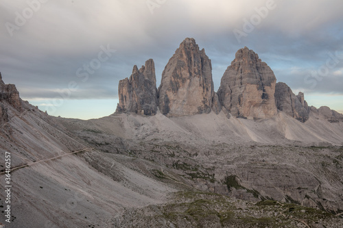 Tre cime di lavaredo Dolomites in Italian alps