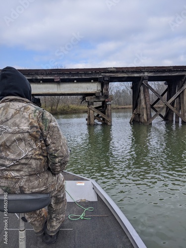 fishing in the river