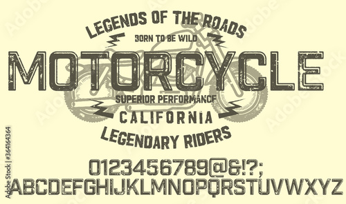 Motorcycle club community logo design.