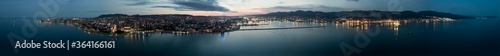 Panorama of the city of Novorossiysk at night