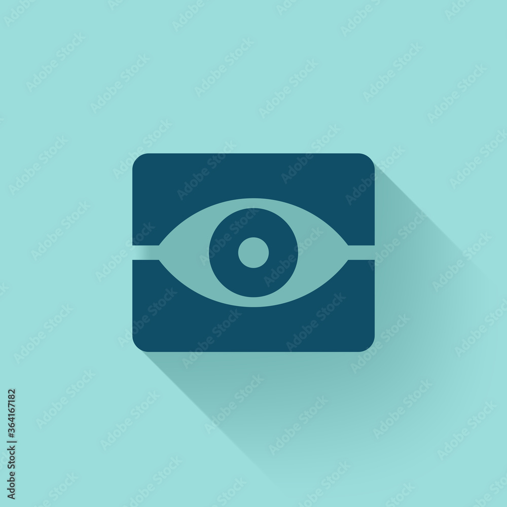 Eye icon, Flat style, vector Eye icon, Flat style, vector