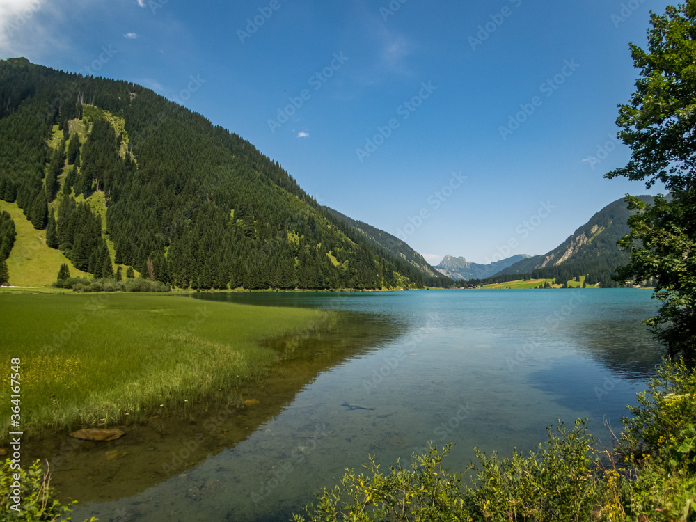 Hike around the Vilsalpsee in Tannheim Valley Hike around the Vilsalpsee in Tannheim Valley