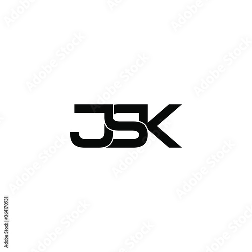 jsk letter original monogram logo design