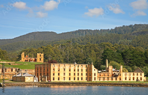 Port Arthur is a village and historic site in southern Tasmania, Australia. Sitting on the Tasman Peninsula, it was a 19th-century penal settlement. photo