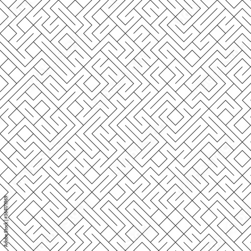 Abstract maze illustration background wallpaper