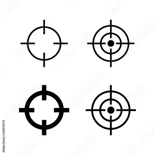 Set of Target icons. Target vector icon. goal icon. marketing target. Aim