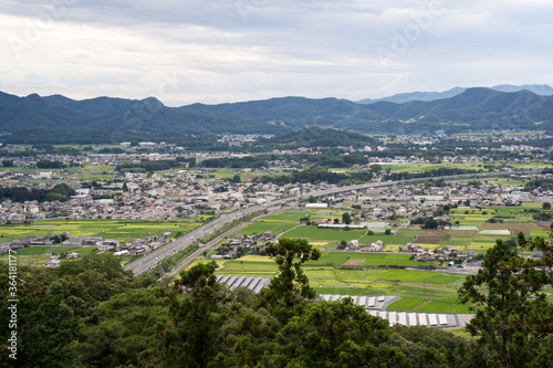 北関東自動車道が走る風景　栃木県　佐野市　田沼町　2020 photo
