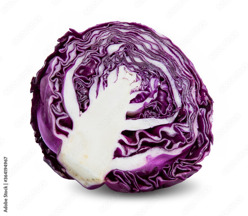red cabbage vegetable isolated on white background red cabbage vegetable isolated on white background