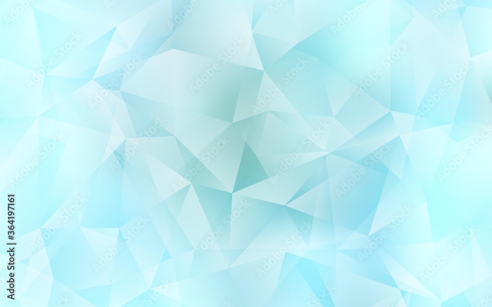 Obraz premium Light BLUE vector polygonal background. Creative geometric illustration in Origami style with gradient. Best triangular design for your business.