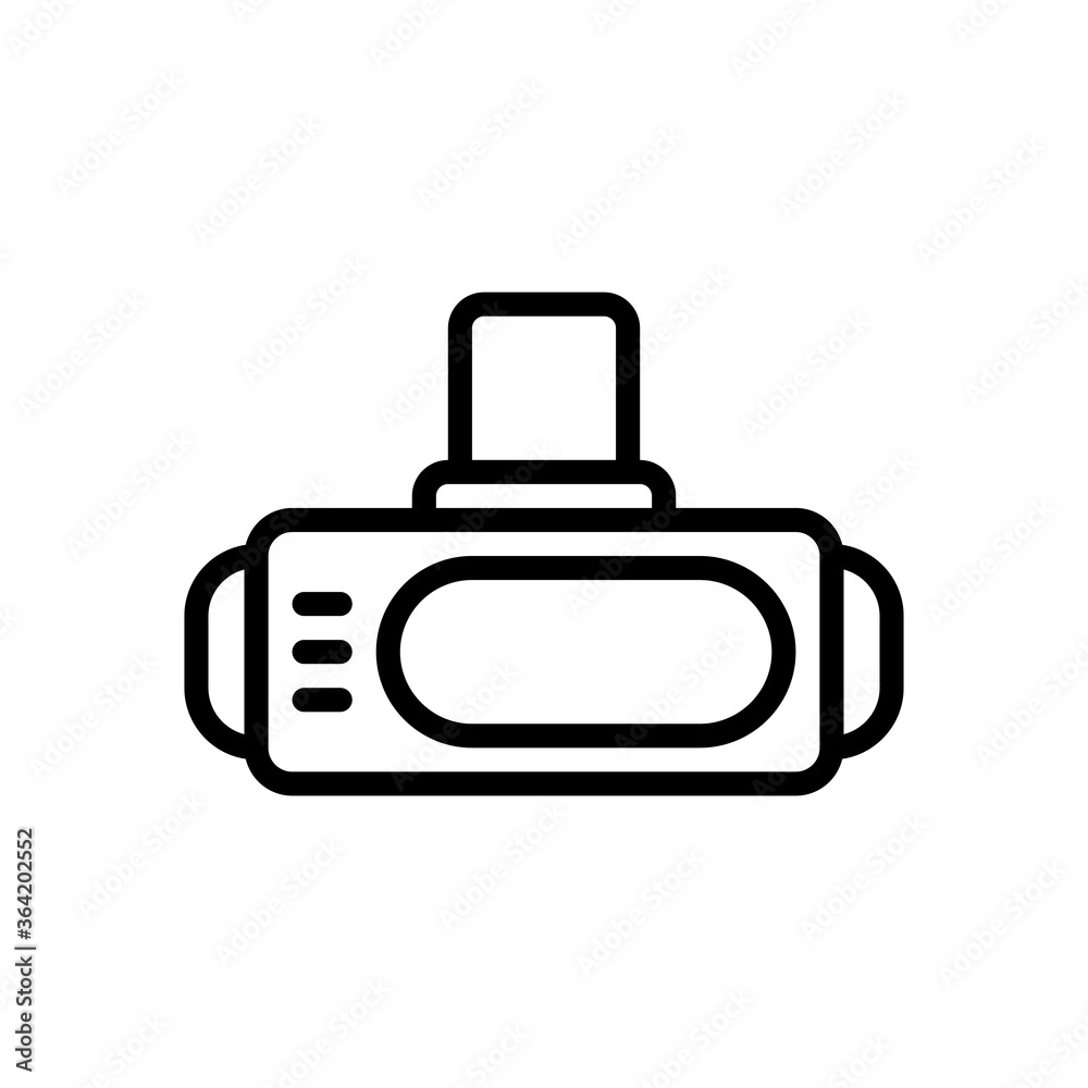 VR glasses icon in line style. vector illustration for graphic design, website, UI isolated on white background. EPS 10 VR glasses icon in line style. vector illustration for graphic design, website, UI isolated on white background. EPS 10