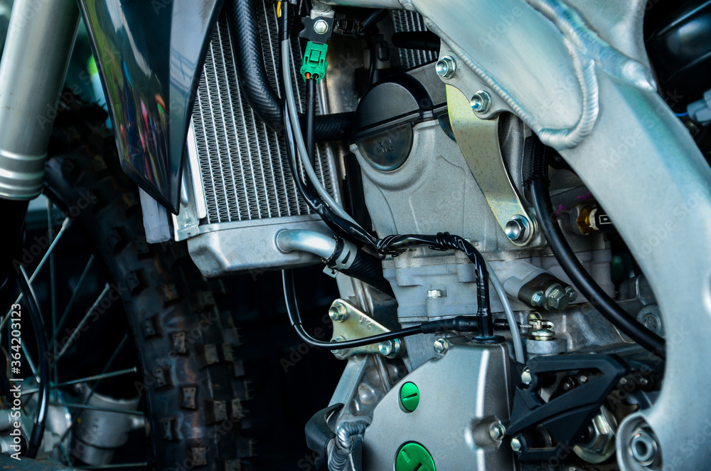 Fototapeta premium Motorcycle engine