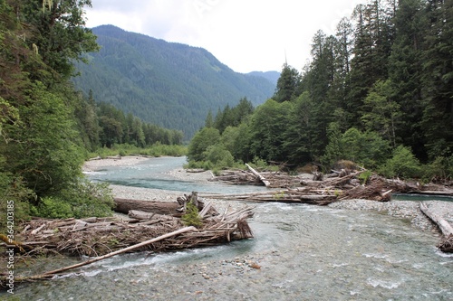 river in the mountains