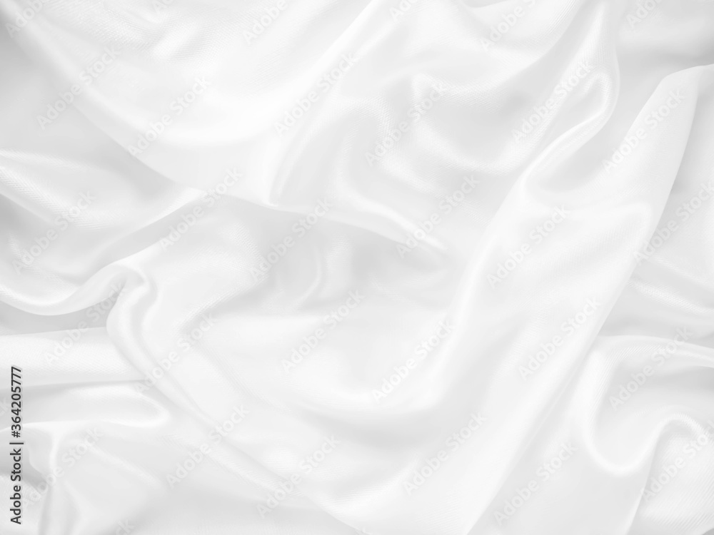 white fabric texture background,crumpled fabric background.