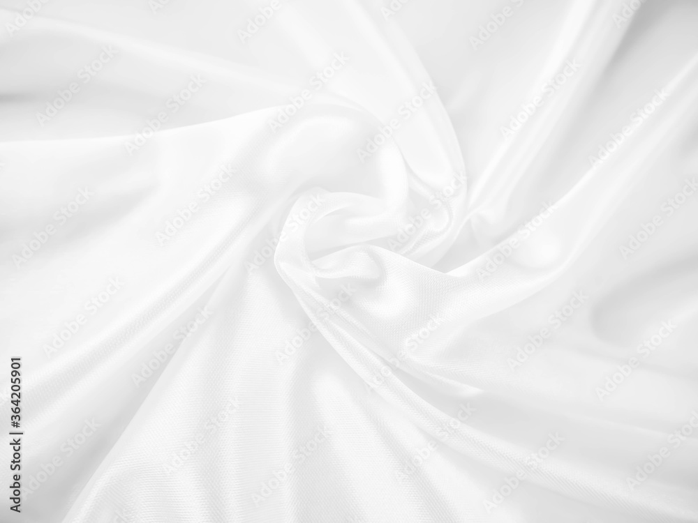 Fototapeta premium white fabric texture background,crumpled fabric background.