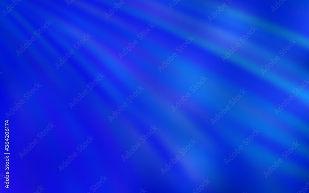 Fototapeta premium Light BLUE vector background with straight lines. Lines on blurred abstract background with gradient. Pattern for ad, booklets, leaflets.