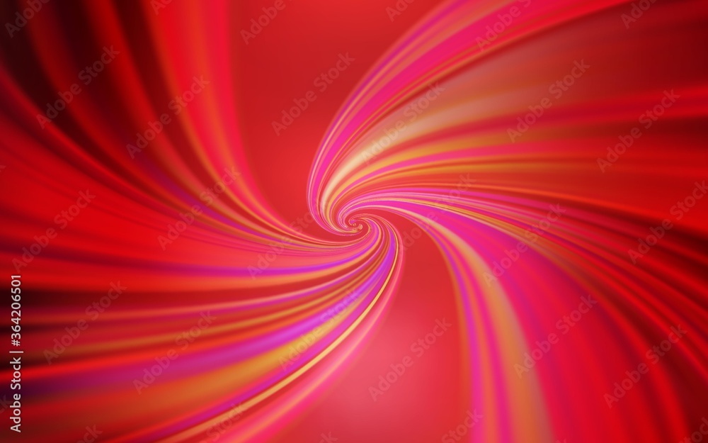 Light Red vector pattern with bent lines. A circumflex abstract illustration with gradient. New composition for your brand book.