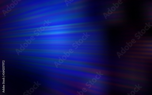 Dark BLUE vector texture with colored lines. Lines on blurred abstract background with gradient. Pattern for ads, posters, banners.