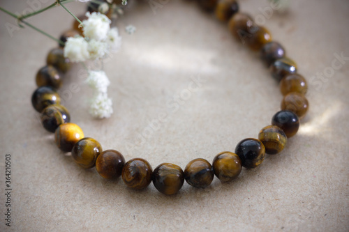 Handmade bracelet with natural stones