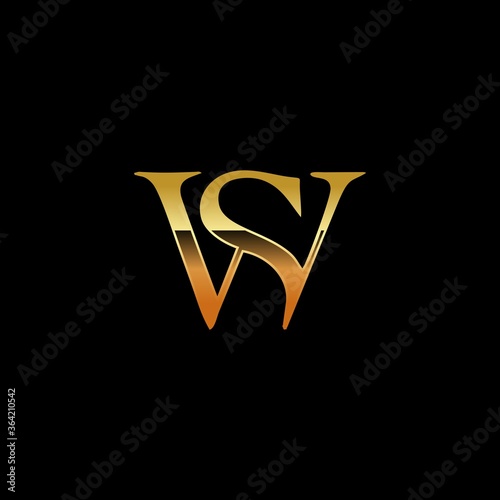 letter SW,letterWS vektor logo ideas
