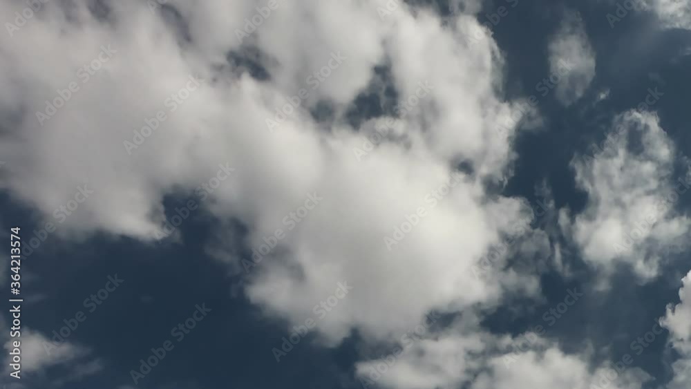 Clouds on the blue sky. Timelapse. Accelerated video. Clouds on the blue sky. Timelapse. Accelerated video.