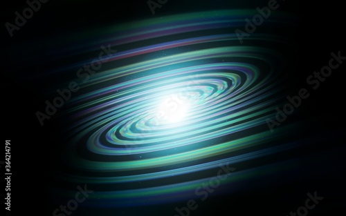 Dark BLUE vector pattern with night sky stars. Shining colored illustration with bright astronomical stars. Template for cosmic backgrounds.
