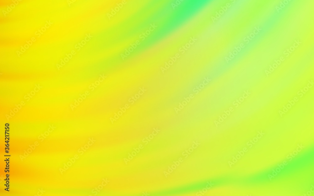 Fototapeta premium Light Green, Red vector backdrop with bent lines. An elegant bright illustration with gradient. A new texture for your ad, booklets, leaflets.