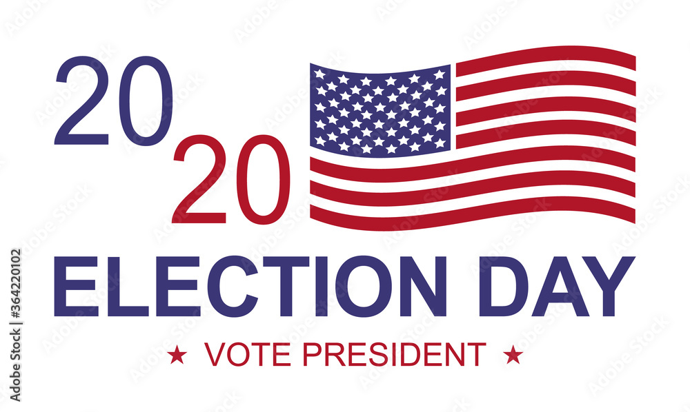 Vote president background, Election day for 3.11 2020 , USA government icon isolated on white backgroud Vote president background, Election day for 3.11 2020 , USA government icon isolated on white backgroud