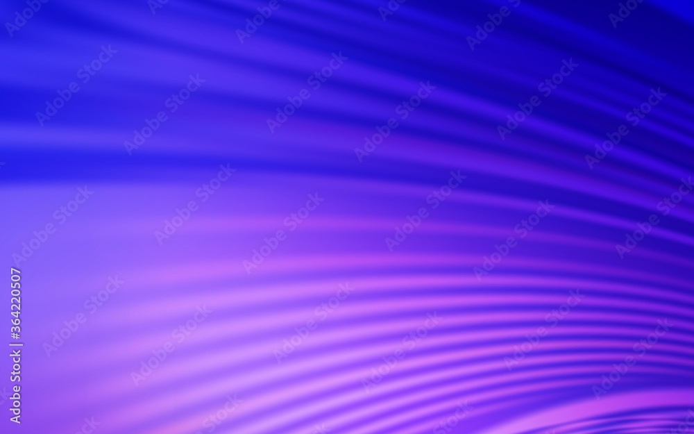 Light Pink, Blue vector background with lines. A shining illustration, which consists of curved lines. Brand new design for your ads, poster, banner.