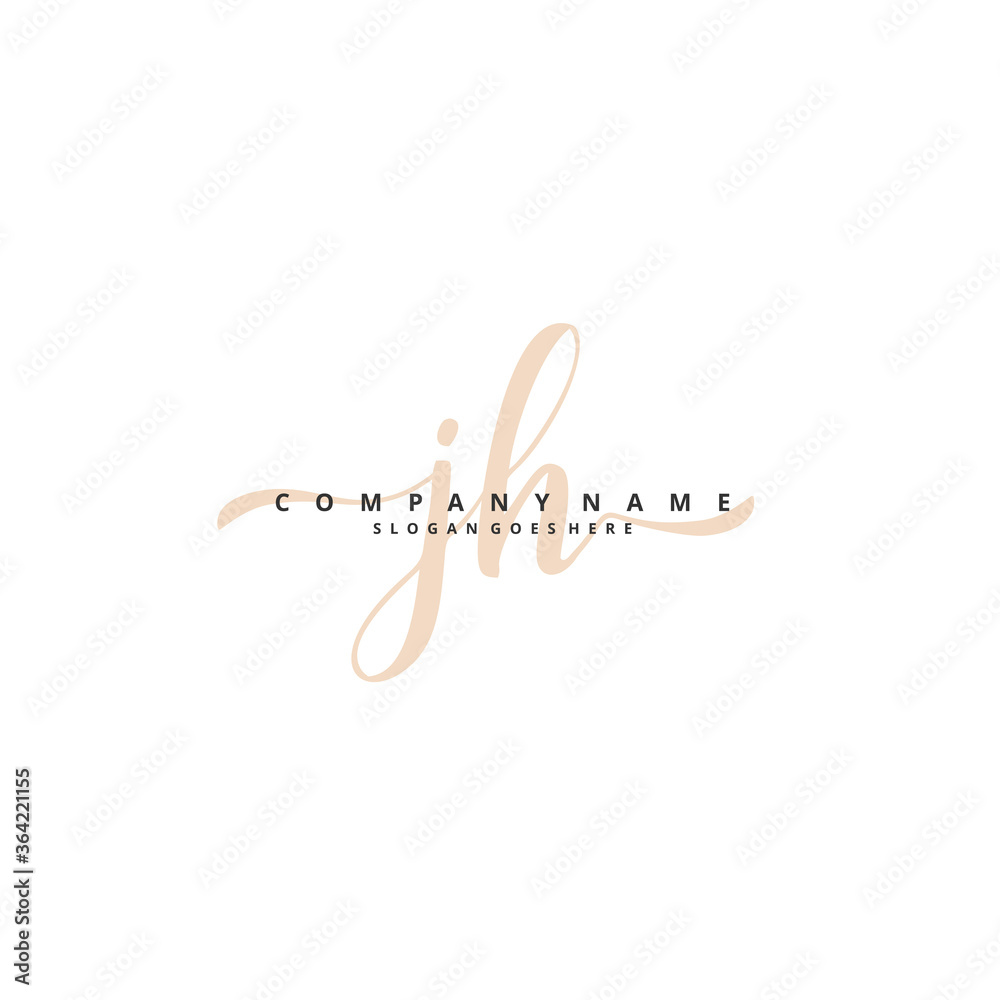 J H JH Initial handwriting and signature logo design with circle. Beautiful design handwritten logo for fashion, team, wedding, luxury logo. J H JH Initial handwriting and signature logo design with circle. Beautiful design handwritten logo for fashion, team, wedding, luxury logo.
