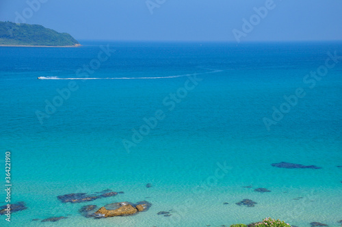 山口県角島の絶景 Beautiful sea to visit on vacation