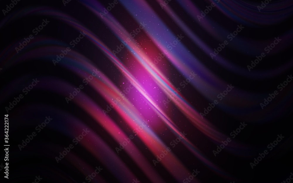 Fototapeta premium Dark Pink, Blue vector texture with milky way stars. Shining colored illustration with bright astronomical stars. Pattern for astrology websites.