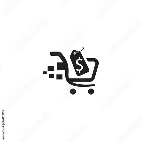 E-commerce logo design vector template