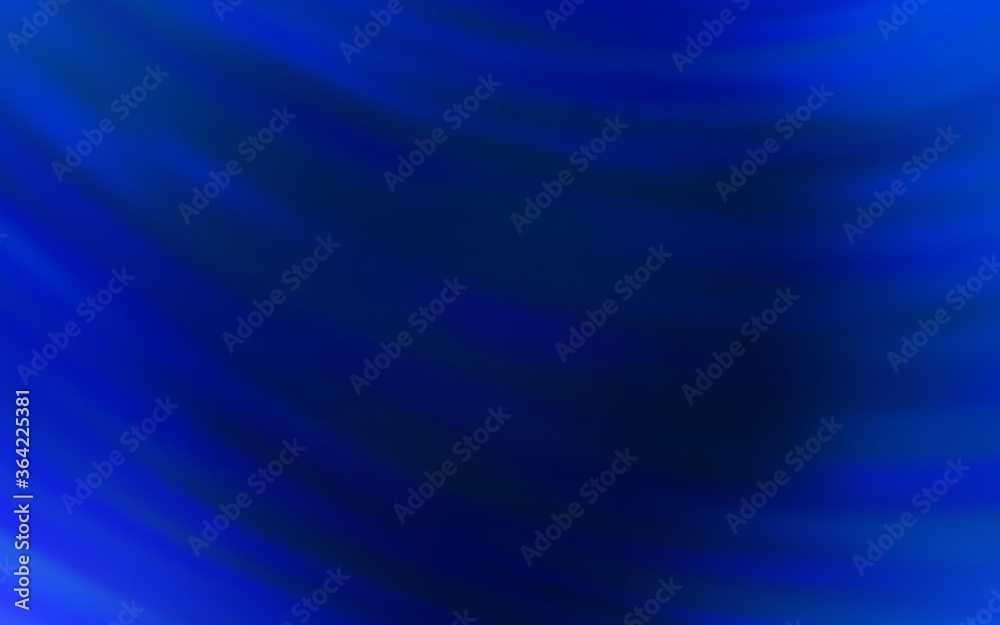 Fototapeta premium Dark BLUE vector pattern with wry lines. Brand new colorful illustration in simple style. A completely new design for your business.