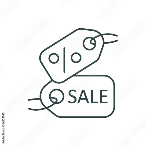 line icon for menu store, sale