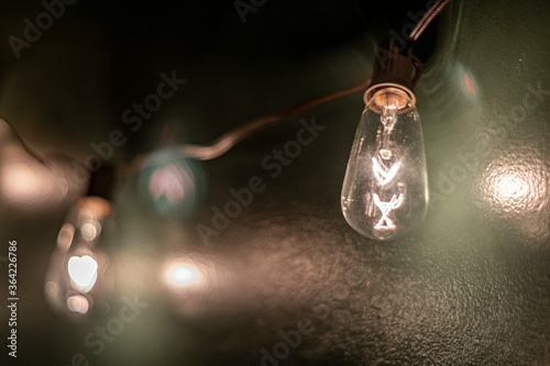 Edison-Style String Lights Macro © CorbinB.Design