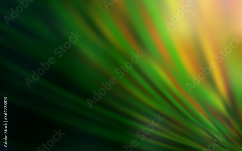 Dark Green, Red vector background with straight lines. Colorful shining illustration with lines on abstract template. Smart design for your business advert.