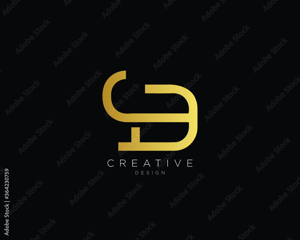 Letter CD Logo Design , Creative Minimal CD Monogram Letter CD Logo Design , Creative Minimal CD Monogram