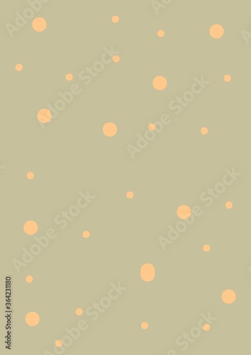 Image illustration sweet pattern or texture with colorful pastel polka dots on green background for kids background, blog, web design, scrapbooks, party or baby shower invitations and wedding cards.