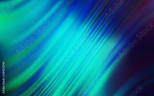 Light Blue, Green vector background with astronomical stars. Modern abstract illustration with Big Dipper stars. Pattern for astrology websites.