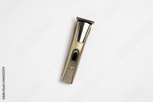 Electric Shaver for man isolated on white background with clipping path. 