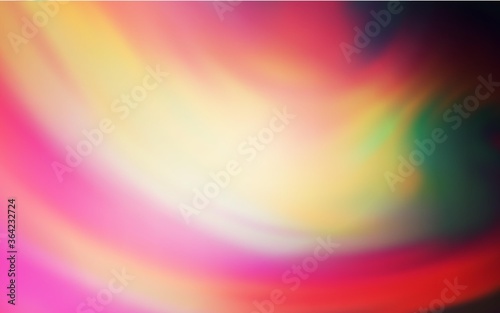 Light Red, Yellow vector glossy abstract backdrop. Colorful abstract illustration with gradient. New style for your business design.