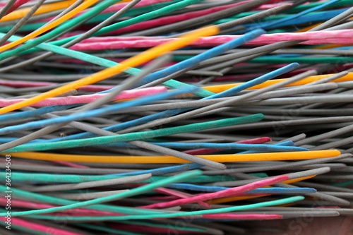 multi colored wires