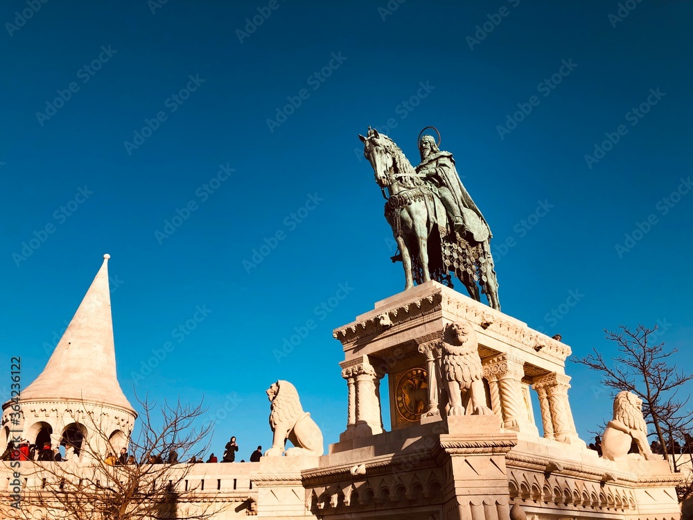 Statute in Budapest, Hungary.