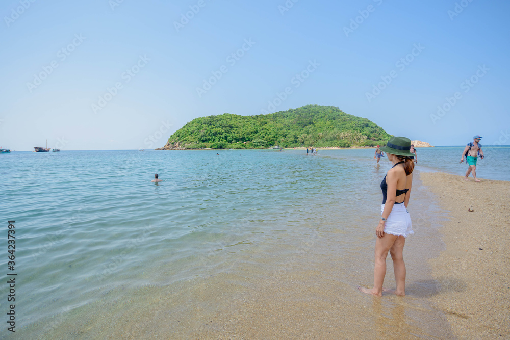 Fototapeta premium The beautiful Phangan island in Thailand